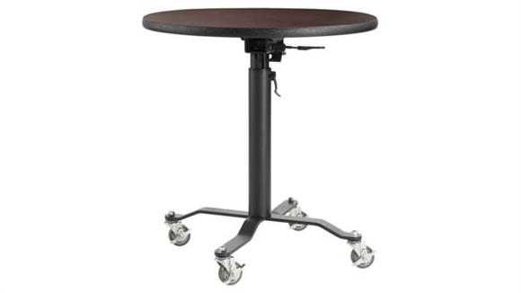 36in Round, Adjustable Height Café Table