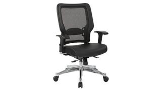 Office Chairs WFB Designs Mesh Back, Leather Seat, Manager Chair