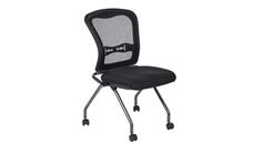 Folding Chairs WFB Designs Mesh Back Armless Nesting Chair