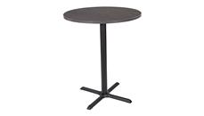 Conference Tables WFB Designs 36in Round Table with Black Metal Base - Cafe Height