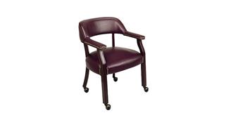 Side & Guest Chairs WFB Designs Guest Chair with Wrap Around Back and Casters
