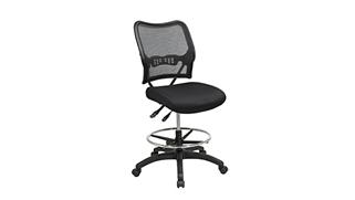 Drafting Stools Office Star Deluxe Mesh Back Dual Function Control Drafting Stool