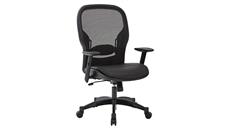 Office Chairs WFB Designs Mesh Back and Bonded Leather Seat Office Chair