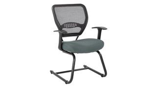 Office Chairs WFB Designs Light Mesh Back and Colorful Fabric Seat Guest Chair