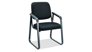 Side & Guest Chairs Office Source Sled Base Guest Chair with Arms