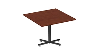 Cafeteria Tables Office Source 36in Square Cafeteria Table with Black Base - Standard Height