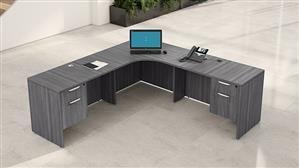 Corner Desks Office Source 90in Corner Workstation