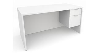 Executive Desks Office Source 72in x 36in Single Hanging Pedestal Desk