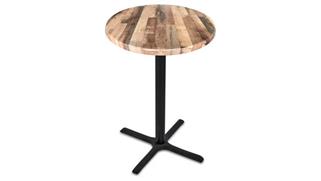 Cafeteria Tables Office Source 30in Height, 30in Round in Door/Outdoor Table with X Base