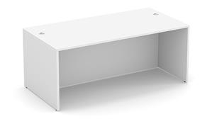 Executive Desks Office Source 72in W x 36in D Desk Shell
