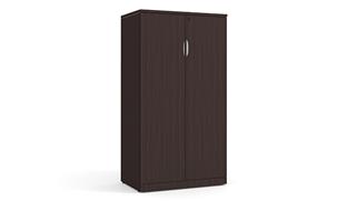 Storage Cabinets Office Source 66in High Laminate Wood Door Storage Cabinet