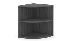 Bookcases Office Source 29in High Round Corner Bookcase