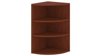 Bookcases Office Source 36in High Round Corner Bookcase