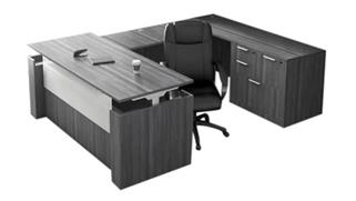 U Shaped Desks Office Source U-Shaped Standing Desk