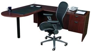 L Shaped Desks Office Source 66" x 78" Bullet L Shaped Desk