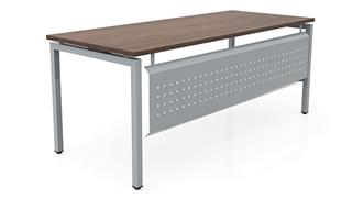 Writing Desks Office Source 66" x 30" OnTask Table Desk with Modesty Panel