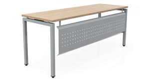 Writing Desks Office Source 66in x 24in OnTask Table Desk with Modesty Panel