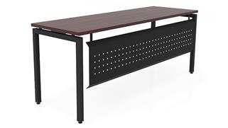 Writing Desks Office Source 66" x 24" OnTask Table Desk with Modesty Panel