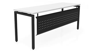 Writing Desks Office Source 72" x 24" OnTask Table Desk with Modesty Panel