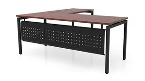 L Shaped Desks Office Source 72in x 72in L-Desk with Modesty Panel