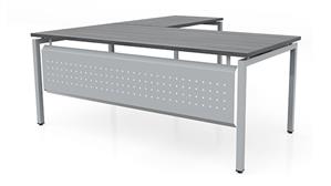 L Shaped Desks Office Source 66" x 72" L-Desk with Modesty Panel (66"x30" Desk, 42"x24" Return)