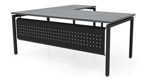 L Shaped Desks Office Source 72in x 72in L-Desk with Modesty Panel (72inx36in Desk, 36inx24in Return)