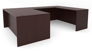 U Shaped Desks Office Source 72in x 102in U-Desk (72inx36in Desk, 42inx24in Bridge)