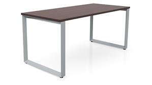 Executive Desks Office Source 66in x 24in Beveled Loop Leg Desk