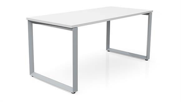 Executive Desks Office Source 48" x 24" Beveled Loop Leg Desk