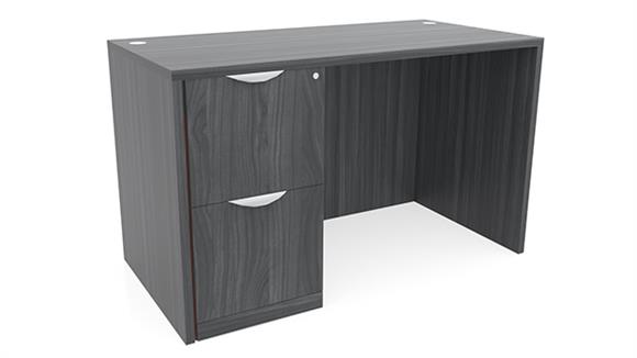 Executive Desks Office Source 66" x 30" Single Pedestal Desk - File File (FF)
