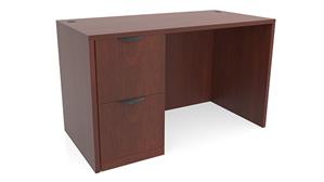 Executive Desks Office Source 72in x 30in Single Pedestal Desk - File File (FF)