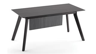 Executive Desks Office Source 71" x 30" Table Desk with Modesty Panel