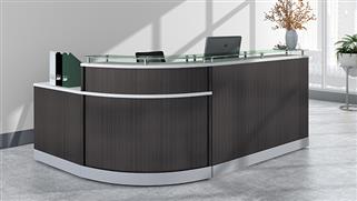 Reception Desks Office Source L-Shaped Reception Desk