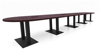 Conference Tables Office Source 20ft Boardroom Base Racetrack Conference Table