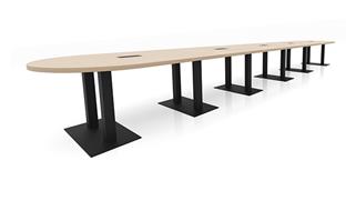 Conference Tables Office Source 22ft Boardroom Base Racetrack Conference Table