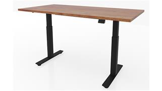 Adjustable Height Desks & Tables Office Source 60" x 30" Dual Motor 2 Stage Adjustable Height Sit to Stand Desk