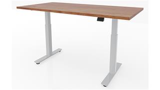 Adjustable Height Desks & Tables Office Source 48" x 30" Dual Motor 3 Stage Adjustable Height Sit to Stand Desk