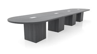 Conference Tables Office Source 18ft Cubed Base Racetrack Conference Table