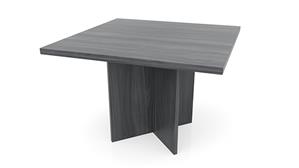Conference Tables Office Source 36" Square Meeting Table with X-Base