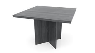 Conference Tables Office Source 42in Square Meeting Table with X-Base