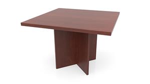 Conference Tables Office Source 42in Square Meeting Table with X-Base