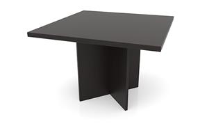 Conference Tables Office Source 48in Square Meeting Table with X-Base