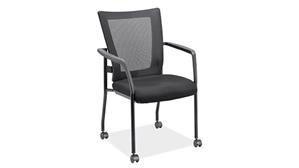 Side & Guest Chairs Office Source CMB Guest Stacker with Casters