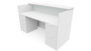 Reception Desks Office Source Double Pedestal Reception Desk 