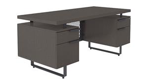 Executive Desks Office Source 60" x 30" Double Pedestal Desk