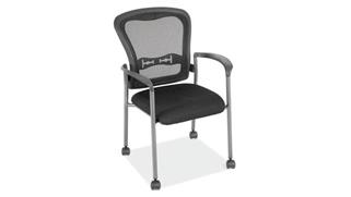 Side & Guest Chairs Office Source Mobile Mesh Back Guest Chair with Arms