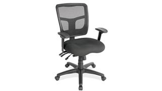 Office Chairs Office Source Cool Mesh Mid Back Multi Function Chair with Fabric Seat