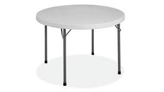Folding Tables Office Source 60" Round Blow Mold Folding Table