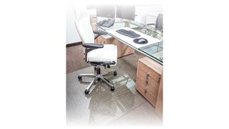 Chair Mats Office Source 36" x 46" Glass Chairmat
