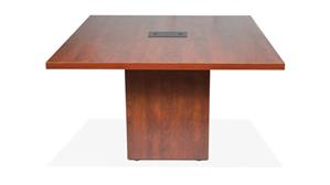 Conference Tables Office Source 48in W Standing Height Conference Table with Cube Base